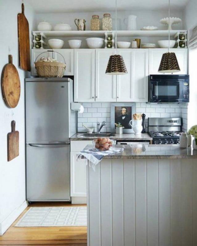 34 интересных решений на случай, если у вас маленькая кухня