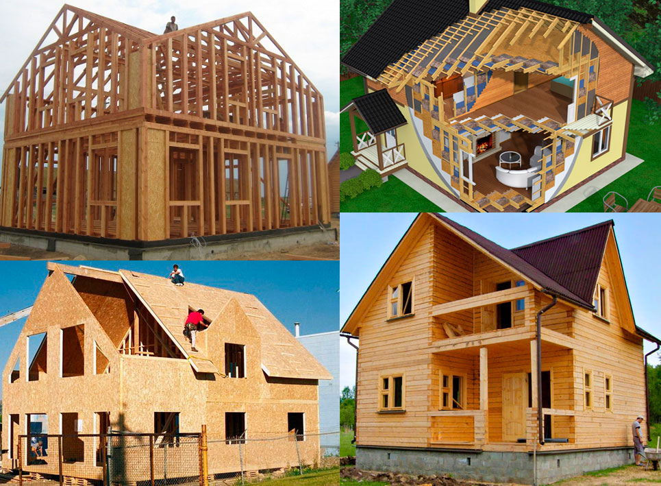Из какого материала строить дом: каркас или брус?