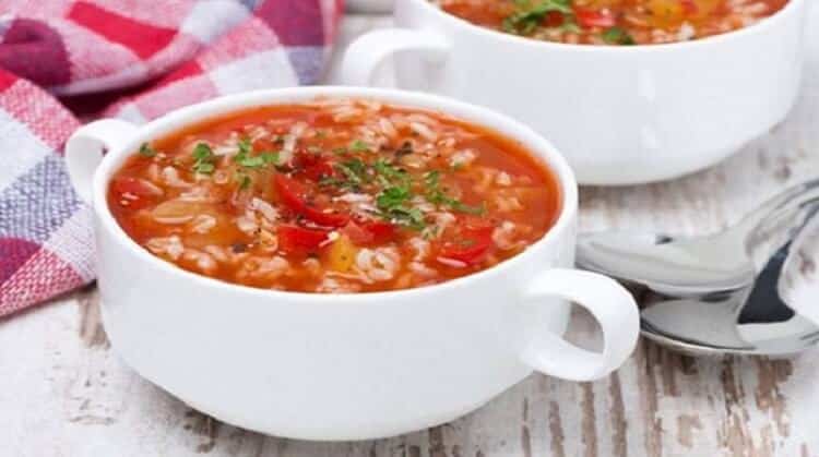 Удивительный томатный суп с чесноком