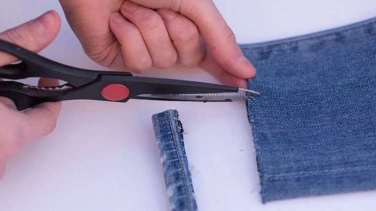 Как правильно подшить джинсы… Сохраняем при этом фабричный шов!