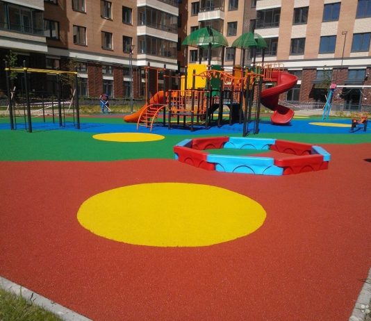 Резиновое покрытие. Преимущества и установка