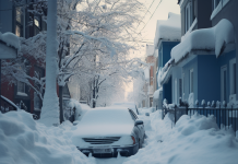 Parcarea pe zăpadă poate fi o problemă pentru șoferi