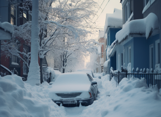 Parcarea pe zăpadă poate fi o problemă pentru șoferi