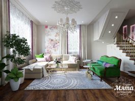 Уникальные дизайны интерьеров и фасадов от сети интерьеров «Мята»: квартиры, офисы, коттеджи