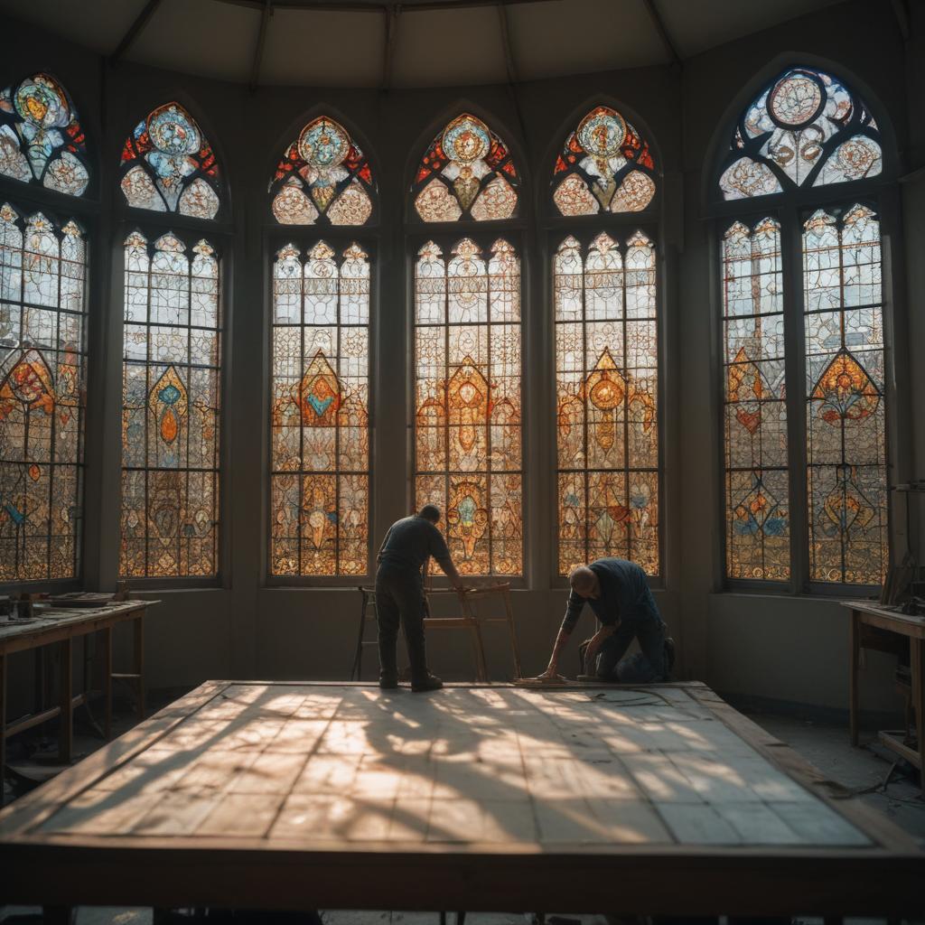 Витражные окна: технологии изготовления, выбор стеклопакетов и монтажные особенности